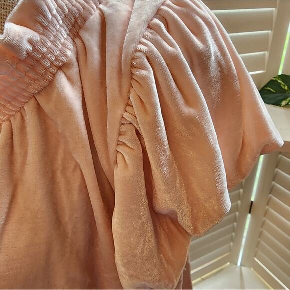 FREE PEOPLE SIZE MEDIUM TERESE OVERSIZED VELVET TOP - Picture 7 of 8